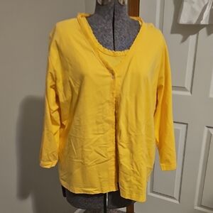 Denim & Co Yellow Twinset